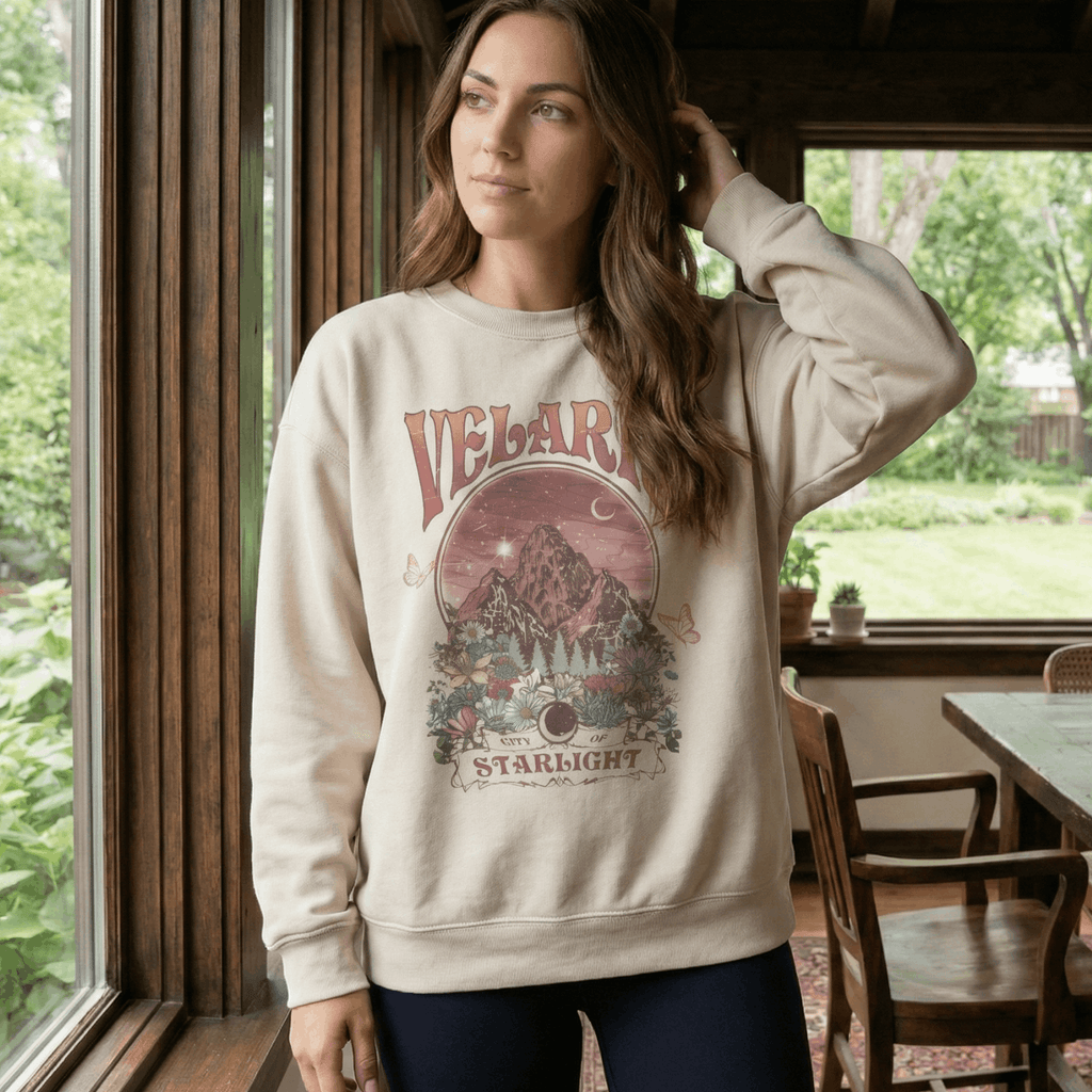 Velaris City of Starlight Sweatshirt – ACOTAR Inspired Fantasy Romance BookTok Merch