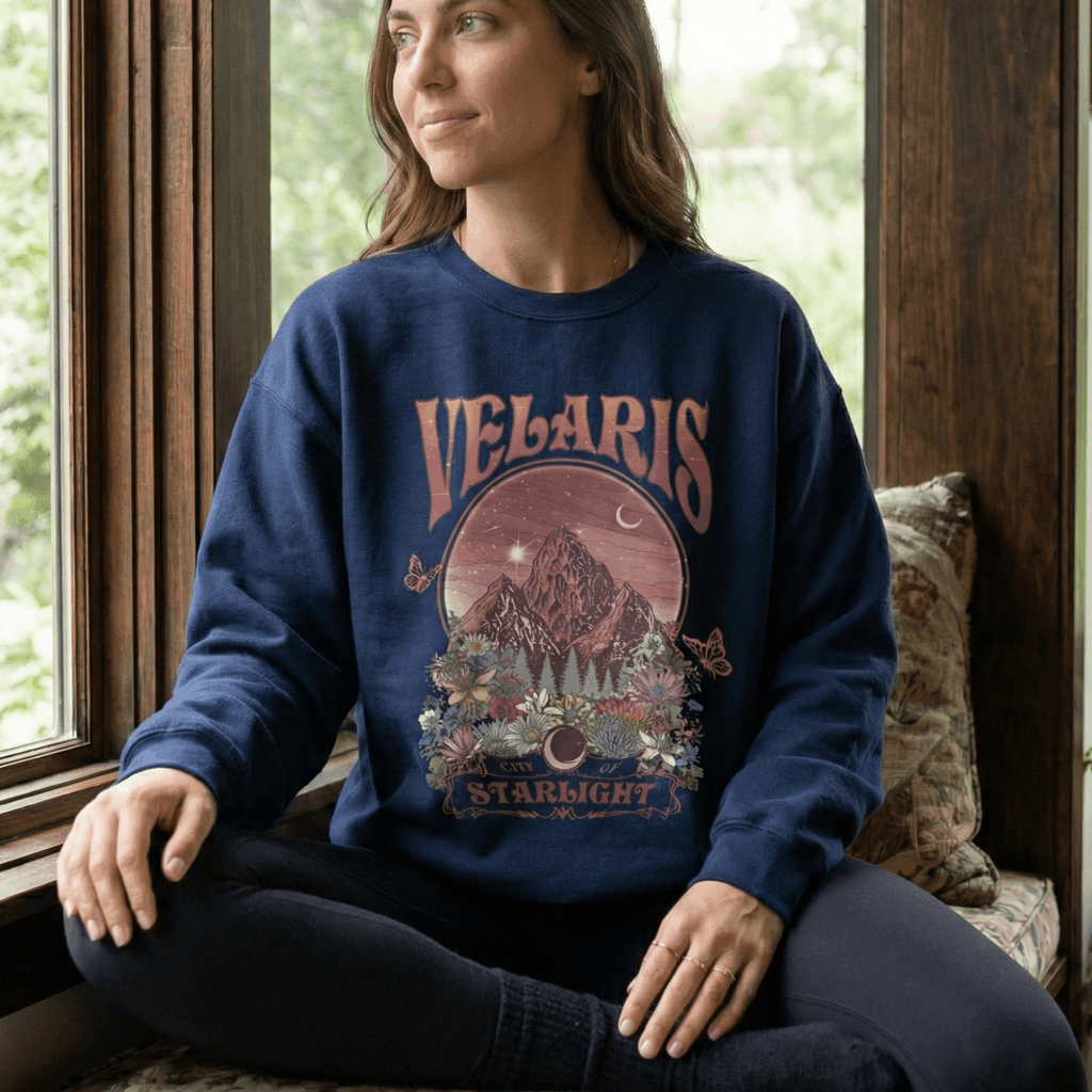 Velaris City of Starlight Sweatshirt – ACOTAR Inspired Fantasy Romance BookTok Merch