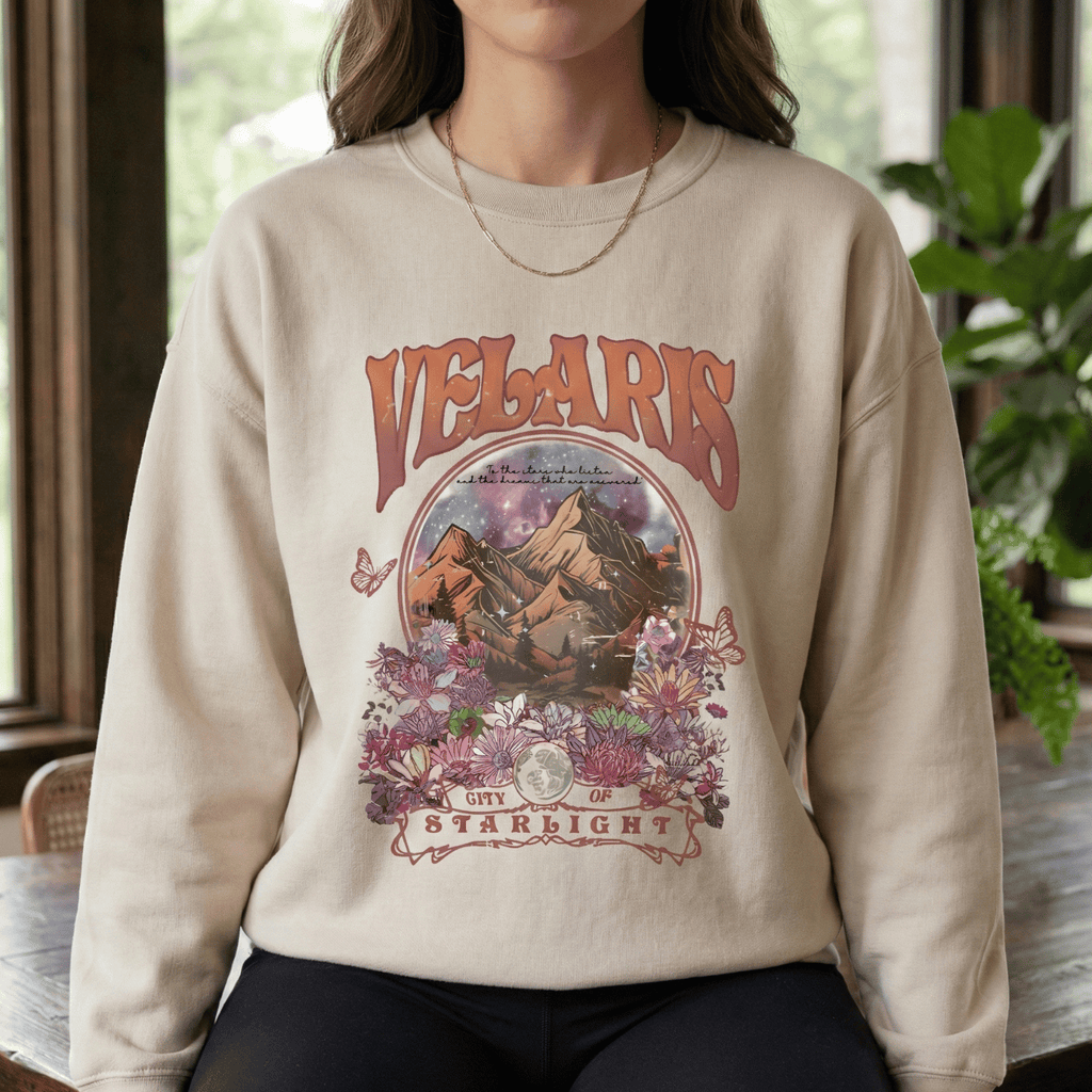Velaris Sweatshirt – ACOTAR Inspired City of Starlight Fantasy Romance BookTok Merch