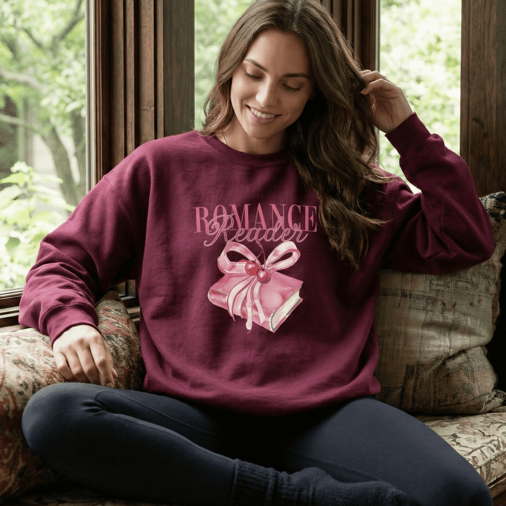 Romance Reader Sweatshirt – Book Club Girl Aesthetic Crewneck