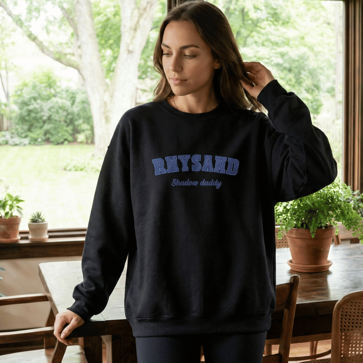 Rhysand Shadow Daddy Embroidered Sweatshirt – ACOTAR Fantasy Romance Merch