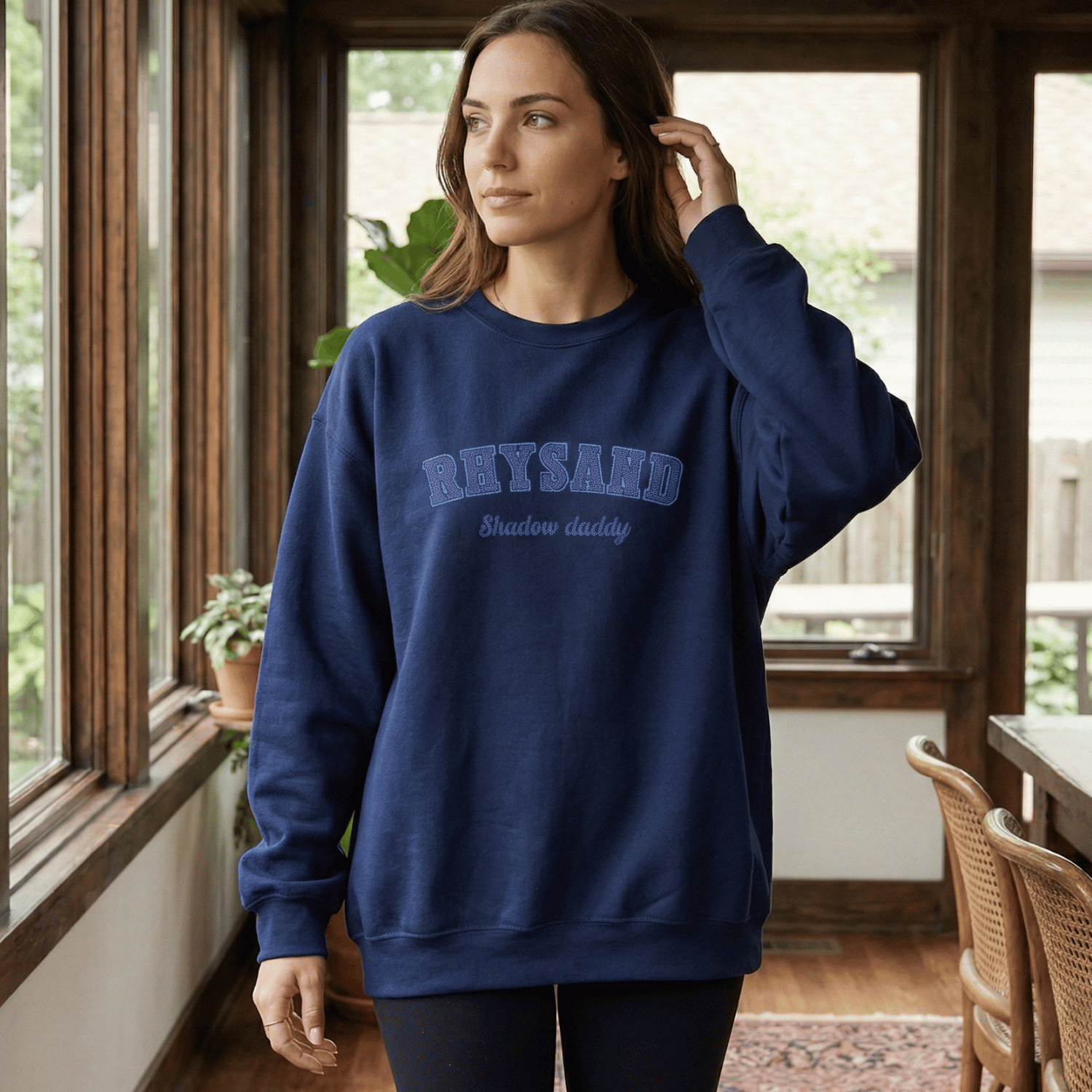 Rhysand Shadow Daddy Embroidered Sweatshirt – ACOTAR Fantasy Romance Merch