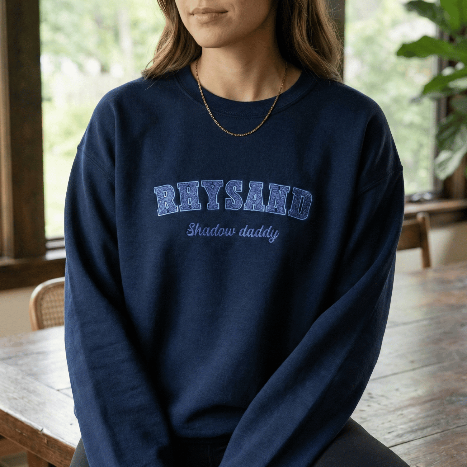 Rhysand Shadow Daddy Embroidered Sweatshirt – ACOTAR Fantasy Romance Merch