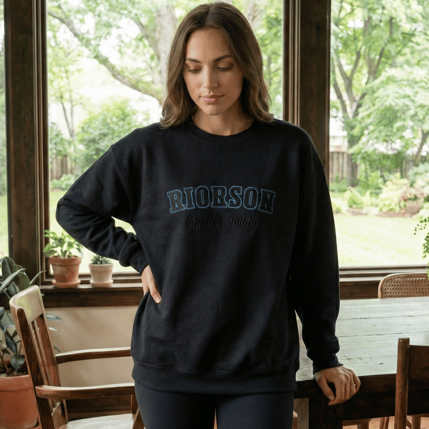 Xaden Riorson Shadow Daddy Sweatshirt – Fourth Wing Inspired Fantasy Romance Merch