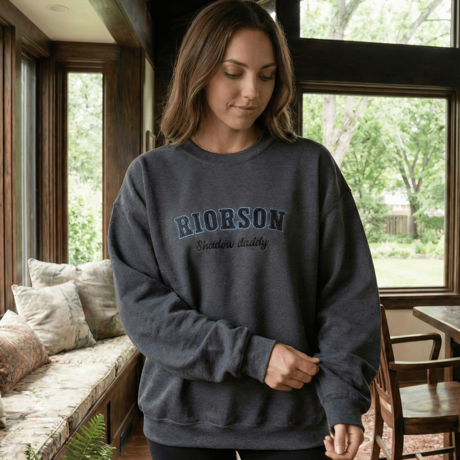 Xaden Riorson Shadow Daddy Sweatshirt – Fourth Wing Inspired Fantasy Romance Merch