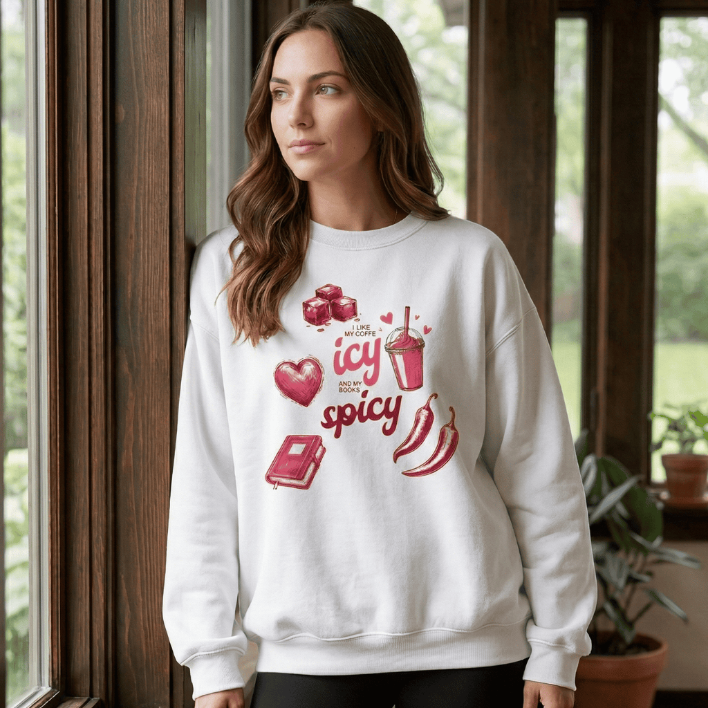 Spicy Romance Reader Sweatshirt – I Like My Books Spicy