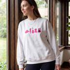 Heartless Icons Embroidered Sweatshirt - Cowboy Romance