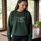 One More Chapter Embroidered Sweatshirt – Late Night Book Club