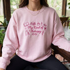 My Kind of Therapy Embroidered Sweatshirt