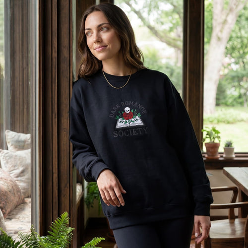 Dark Romance Society Embroidered Sweatshirt