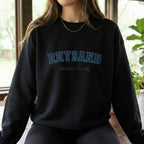 Rhysand Shadow Daddy Embroidered Sweatshirt – Black Embroidery
