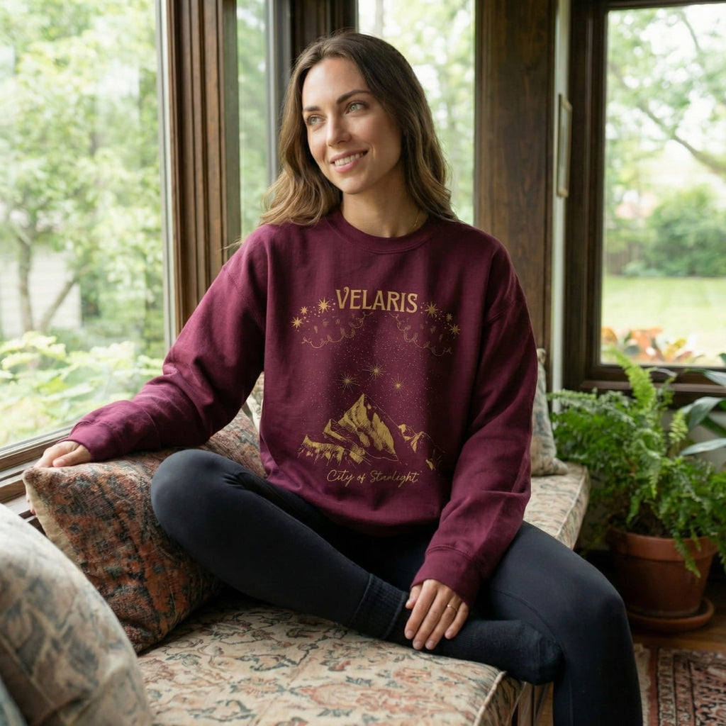 Velaris City of Starlight Sweatshirt – ACOTAR Fantasy Romance Inspired