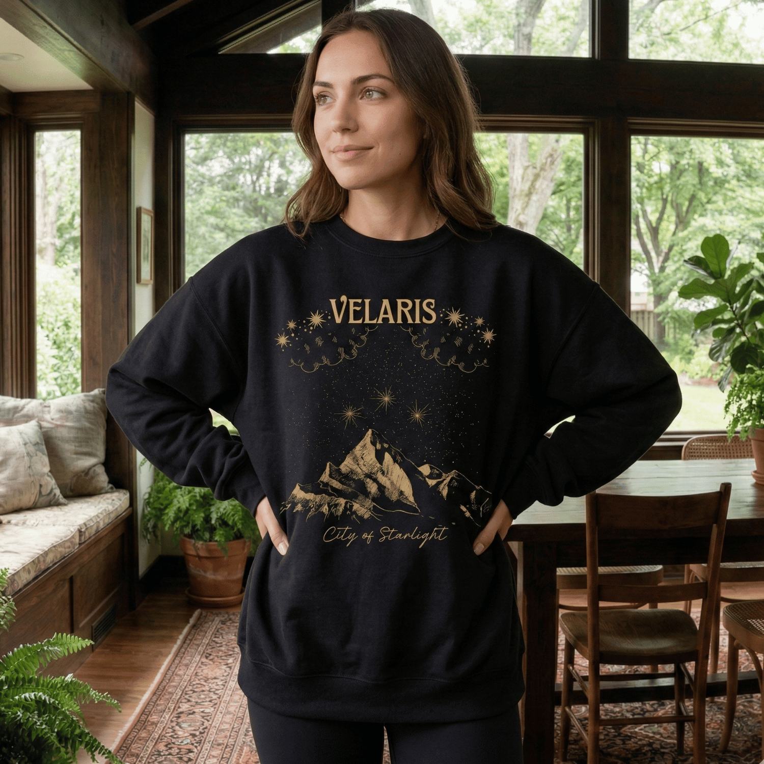Velaris City of Starlight Sweatshirt – ACOTAR Fantasy Romance Inspired