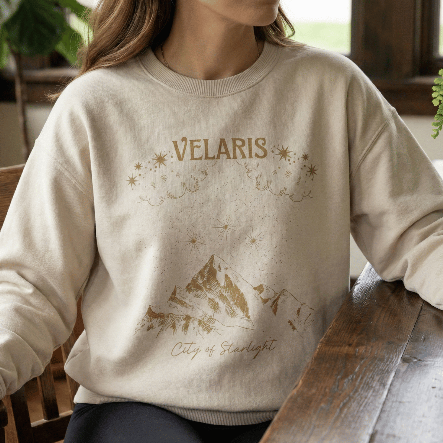 Velaris City of Starlight Sweatshirt – ACOTAR Fantasy Romance Inspired
