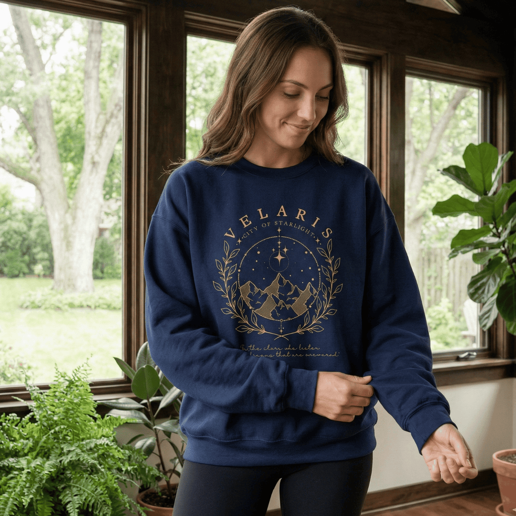 Velaris Night Court Sweatshirt - ACOTAR Inspired “To the Stars Who Listen”