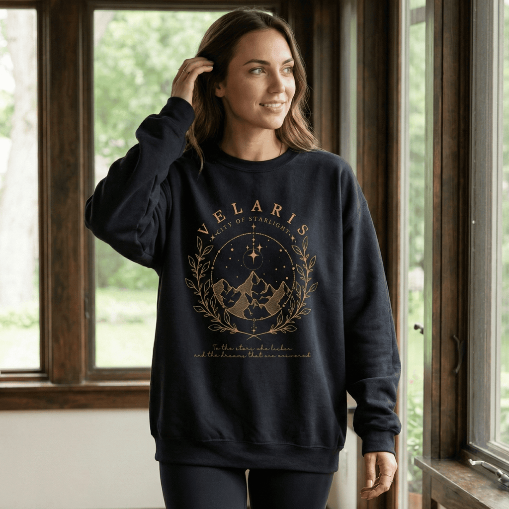 Velaris Night Court Sweatshirt - ACOTAR Inspired “To the Stars Who Listen”