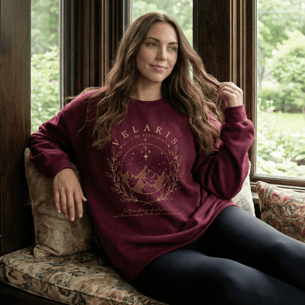 Velaris Night Court Sweatshirt - ACOTAR Inspired “To the Stars Who Listen”