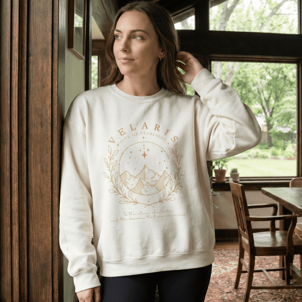 Velaris Night Court Sweatshirt - ACOTAR Inspired “To the Stars Who Listen”