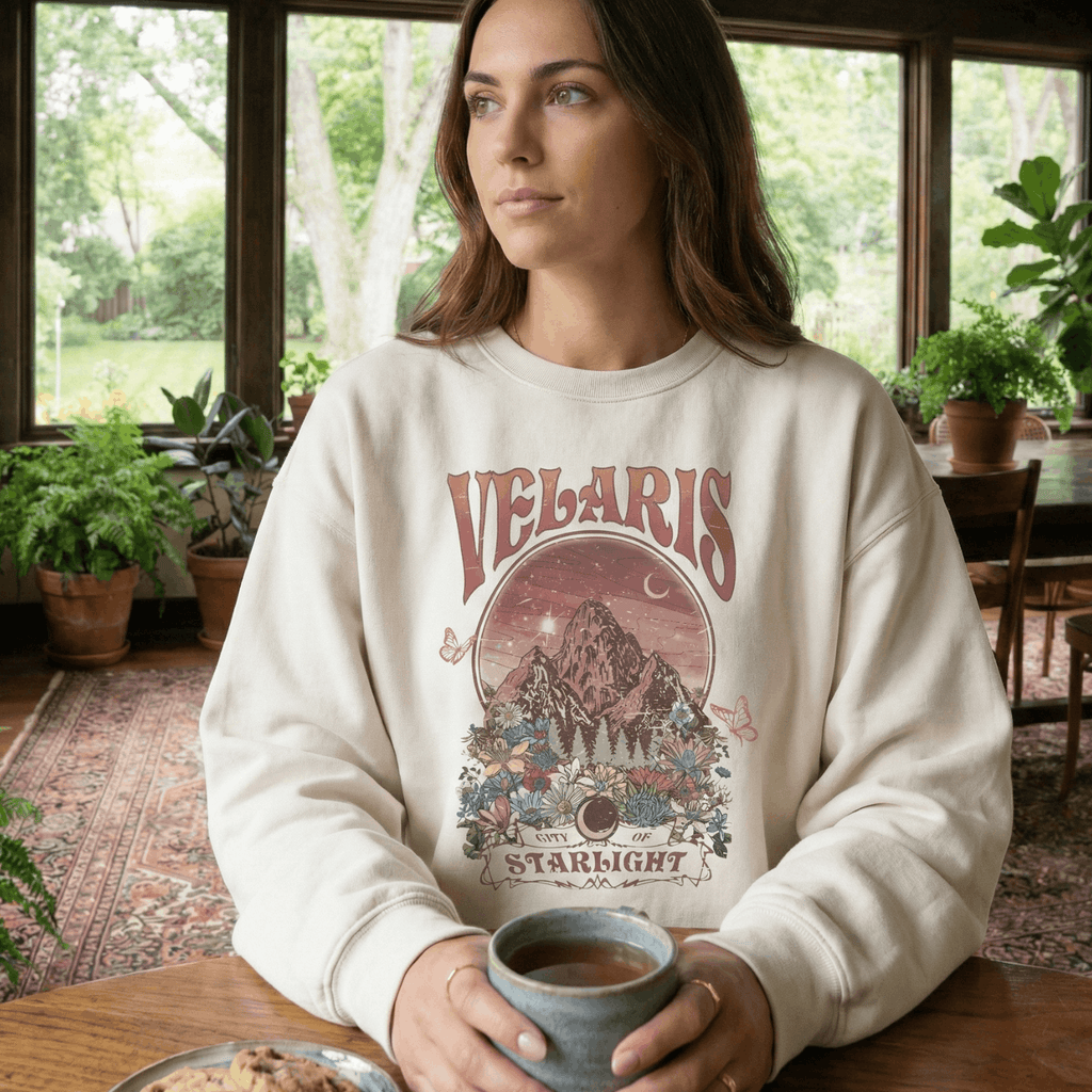 Velaris City of Starlight Sweatshirt – ACOTAR Inspired Fantasy Romance BookTok Merch