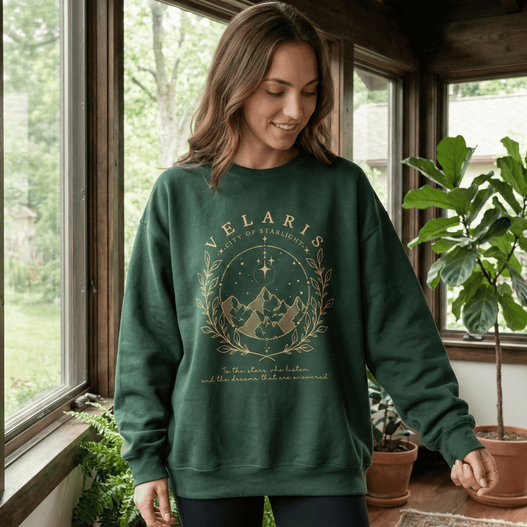 Velaris Night Court Sweatshirt - ACOTAR Inspired “To the Stars Who Listen”